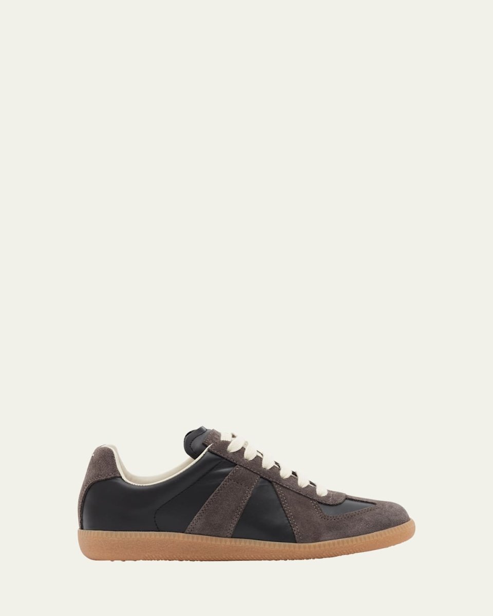 Replica Suede & Leather Sneakers